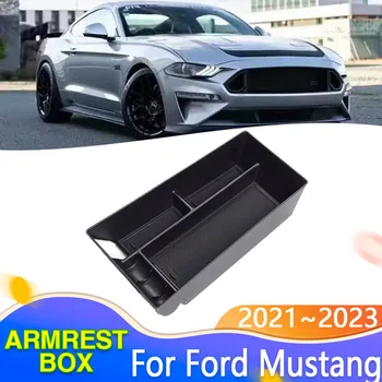  Laikymo Dėžutė Ford Mustang Mach-E 2021 2022 2023 Porankiu Organizatorius Telefono Stiklines Vandens Puodelį Franes Automobilių Prekės, Reikmenys