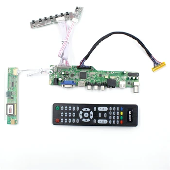  LCD TV valdiklio plokštės su TV AV VGA Audio USB HDMI suderinamus už 1 440 X 900 B170PW01 V0 LP171WX2-TLA2 B170PW05 V4 lcd skydelis