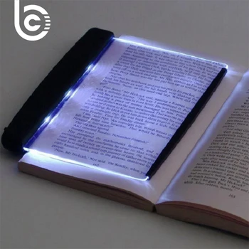  LED Tablet Book Šviesos Skaitymo Nakties Šviesos Akių Apsauga Studentas Naktį Lempa, Plokštieji Automobiliu Skydelio LED Stalo Lempa