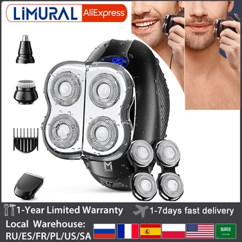  Limural Multi grooming kit skaitmeninis ekranas elektrinį skustuvą, plaukai, barzda žoliapjovės elektrinės skutimosi šlapias sausas vyrų veido ir kūno skutimosi mac