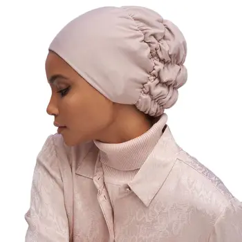  Minkštas Islamo Variklio Dangčio Skarelė Vėjo Musulmonų Bžūp Moterų Skrybėlę Galvos Turbaną Wrap