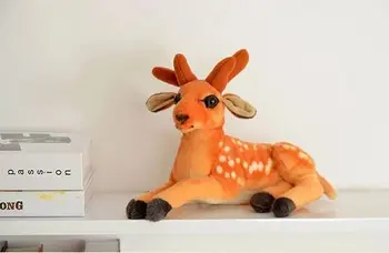  modeliavimas gyvūnų 30cm linkę sika elniai pliušinis žaislas lėlės gimtadienio dovana b0230