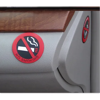  Ne Rūkyti Automobilių Lipdukai Stilius Logotipas alfa 159 peugeot 807 corolla verso a6 c6 suzuki opel vectra tucson xc60 audi a5