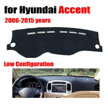  nemokamas pristatymas!!! Automobilio prietaisų skydelio apima kilimėlis Hyundai Accent 2006-2015 Mažai Konfigūracija Kairės pusės ratai