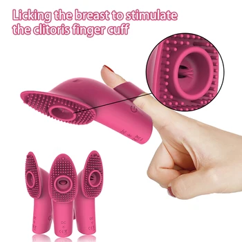  Nešiojami Piršto Vibratorius, Skirtas Moterims, G Spot Klitorio Stimuliatorius 10 Rūšių Makšties Touch Piršto Mova, Vibratorius, Sekso Žaislai Poroms