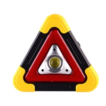  Nešiojamų Įspėjamasis Trikampis Ženklas Trikampis Automobilio LED Darbo Šviesiai Kelių eismo Saugos, Avarinių gedimų Signalizacijos Lemputė Mirksi Šviesos Ant Rankų