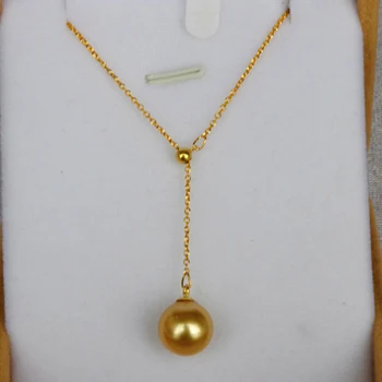  Origial Aukso Pietų jūros perlas Daugiafunkcinis Karoliai Pakabukas 18k gold Bauda papuošalai moterims moteriški Motina mergaitės-geriausia dovana