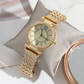  Prabanga Apyrankės, Laikrodžiai Moterims Kristalų Suknelė Laikrodžiai Laikrodis Moterų Mados Atsitiktinis Kvarco Žiūrėti Reloj Mujer Relogio Feminino