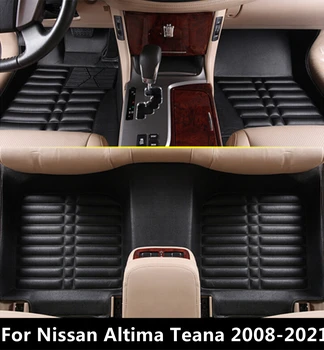  SJ 3D atsparus Vandeniui Custom Automobilių Kilimėliai Priekyje & Galiniai FloorLiner Stiliaus Auto Kilimas Kilimėlis TINKA Nissan Altima TEANA 2010 11-2021
