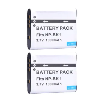  Tectra 2vnt NP-BK1 Bateria NPBK1 bk1 np Baterija Sony DSC-S750 S780 S950 S980 W180 W190 W370
