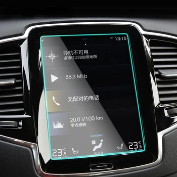  Volvo XC90 2015-2020 m. Automobilių GPS Navigacijos Kino Ekranu Grūdintas Stiklas, Apsauginė Plėvelė Anti-scratch Plėvele Reikmenų Taisymas