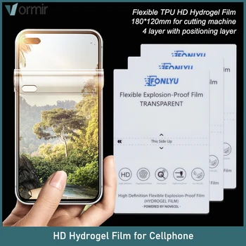  Vormir HD Hidrogelio Kino Filmus Hidraulinės Lakštinio Mobiliojo Telefono Lenktas Ekrano Apsaugos 890c Saulės Hidrogel Mašina