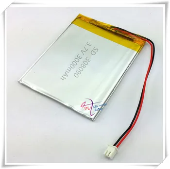  XHR-2P 2.54 3000mAh 3.7 V specialus pasiūlymas core ličio polimerų baterija 308090