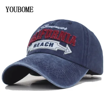  YOUBOME Mados Prekės ženklo Vyrai Beisbolo kepuraitę Moterų Snapback Kepurės Skrybėlės Vyrų Derliaus Siuvinėjimo Casquette Kaulų Laišką Vyrų Tėtis Kepurės